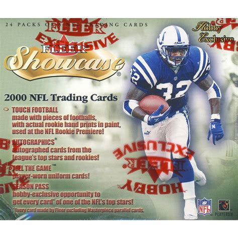 2000 fleer metal box|2000 fleer football hobby box.